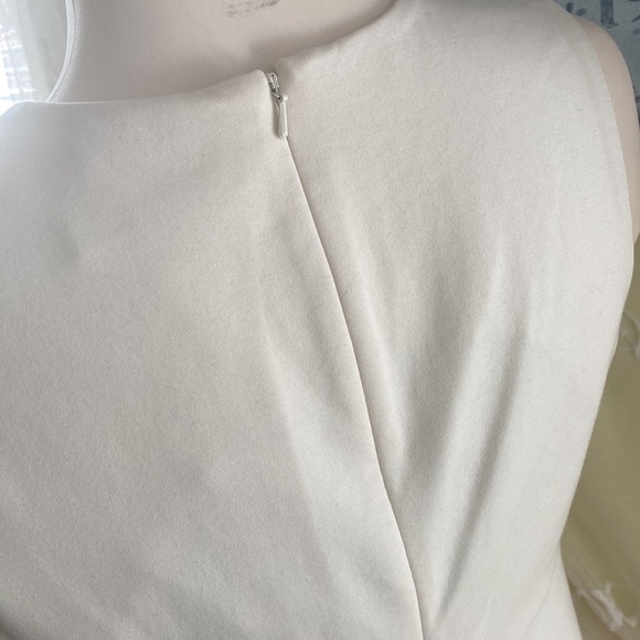 Banana Republic White Stretch Lined Dress - Picture 6 of 8
